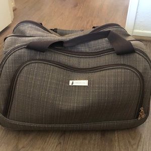 Brown LONDON FOG Carry-On Luggage